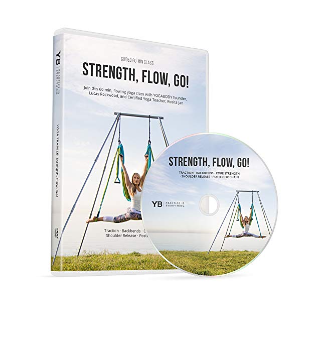Yoga Trapeze [official] DVD | Strength, Flow, Go! | Level II Series by YOGABODY & PDF Pose Chart